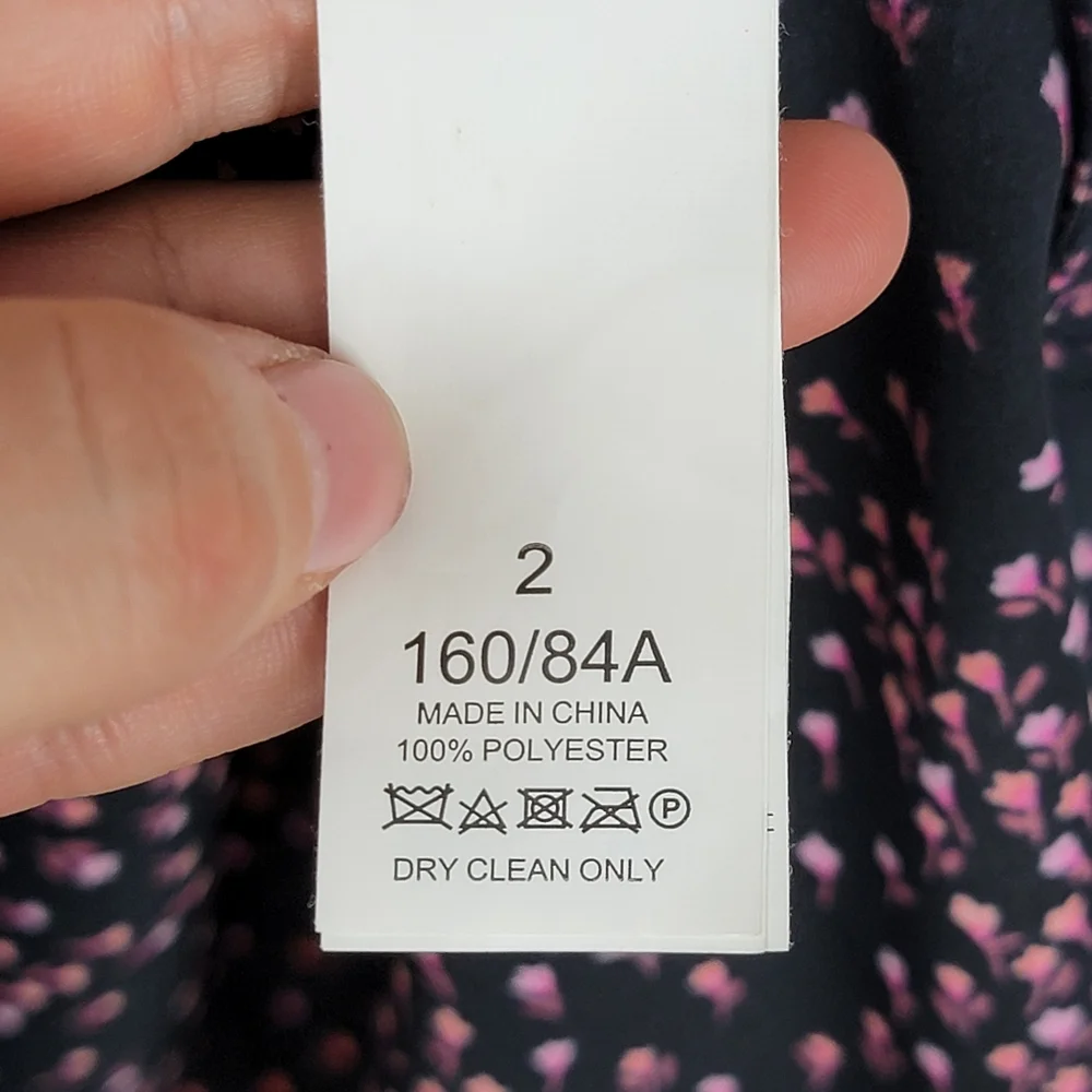 Kate Spade Meadow Faux Wrap Floral Feminine Dress 2